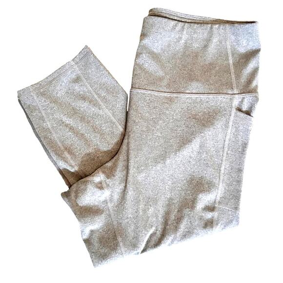 All In Motion Sculpted Streamline High Rise Cropped Grey Leggings Size 2X - Picture 1 of 5